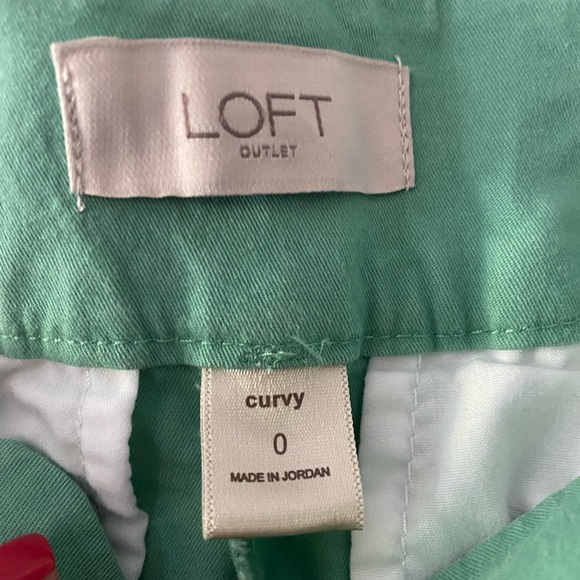 Loft Curvy Crop Pants - Picture 2 of 3